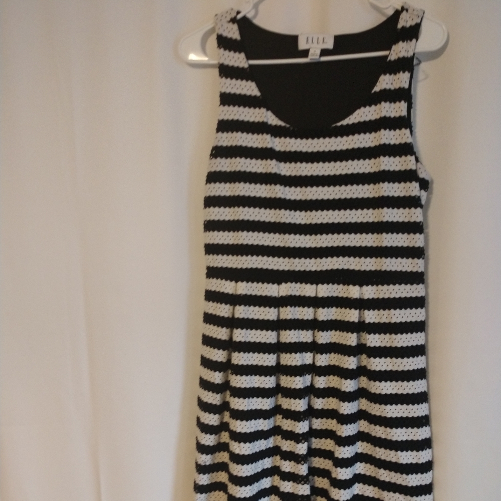 Elle striped tank top dress size 14 - Picture 7 of 8